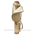 Guangzhou Manufacturer for custom canvas and genuine golf accessories leather golf travel bag